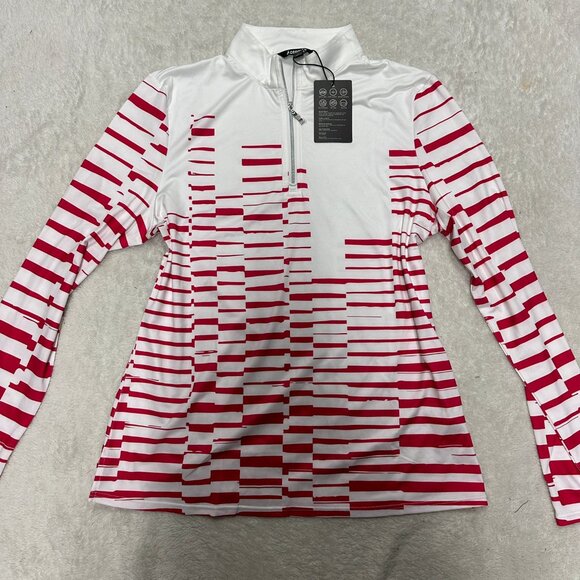 Women's Shirts Skin Protection Zip Long Sleeve Outdoor Casual Tops Plus Size NEW - Picture 2 of 5